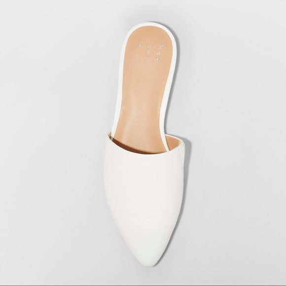 Women's Junebug Backless Mules - White -A1 - Picture 3 of 8